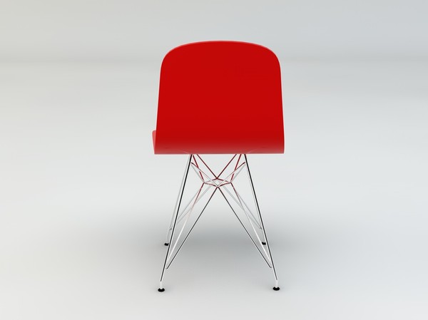 3d herman miller plastic chair - Herman Miller Plastic Side Chair by mrviz